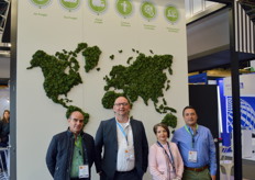 Logiztik Alliance, according to David the Haas they are in the top 5 in Colombia (and number 1in Ecuador). At the fair, the company presented a new app, enabling customers to track & trace cargo. Left to right Jorge Garces, David de Haas, Consuelo Baquero, and Juan Carlos Baquero.